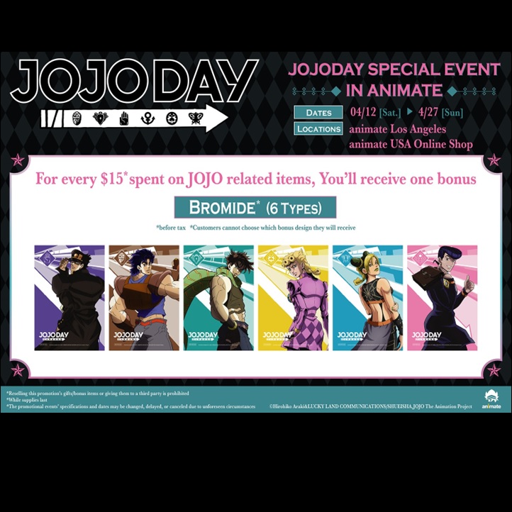Great Eastern Entertainment (@geanimation) on Twitter photo What a perfect weekend to recharge! The Long Beach Grand Prix? Hard pass.
Letโs head out to celebrate JoJo Day with the awesome folks at Animate LA!
Donโt miss your chance to grab an exclusive JoJo T-shirt, poster, and other must-have merch!
#jojo_anime #animateLA What a perfect weekend to recharge! The Long Beach Grand Prix? Hard pass.
Letโs head out to celebrate JoJo Day with the awesome folks at Animate LA!
Donโt miss your chance to grab an exclusive JoJo T-shirt, poster, and other must-have merch!
#jojo_anime #animateLA
