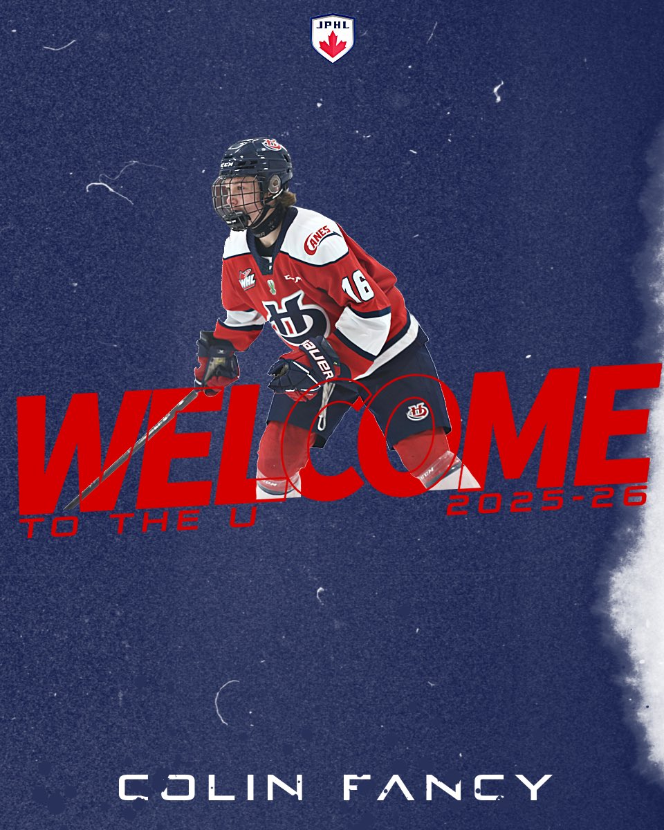 We have signed Colin Fancy for the 2025-26 season. Welcome to the U Colin.