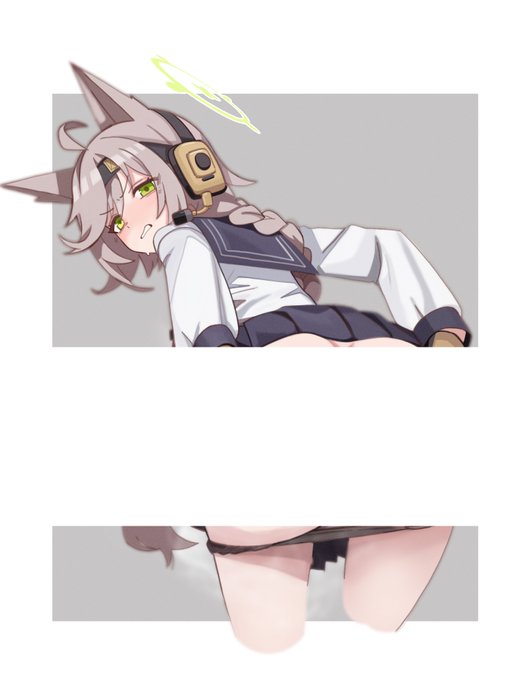 あっ!!ヘイローを描くのを忘れてしまいました。 