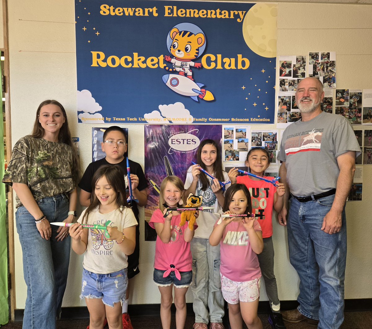 We finished up our rockets, and we'll be training for family launch day! #STEM #FCS #modelrockets #estesrockets #familyengagement #engagedscholarship