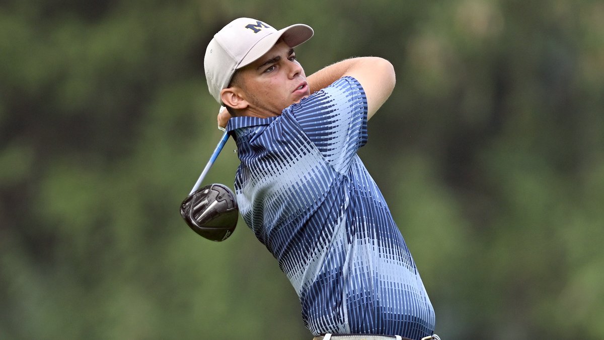 umichmgolf's tweet photo. With totals of 283 (-5) &amp; 278 (-10), we lead the Buckeye Classic with a 561 (-15) 36-hole tally. But it doesn't stop there -- Hunter leads the field (135, -9), Yuqi is 10th (141, -3) &amp; Dean is t-11th (142, -2). Saturday should be fun

Scoring: https://t.co/i1s1UZvSO0

#GoBlue https://t.co/UMF1pBqBV3