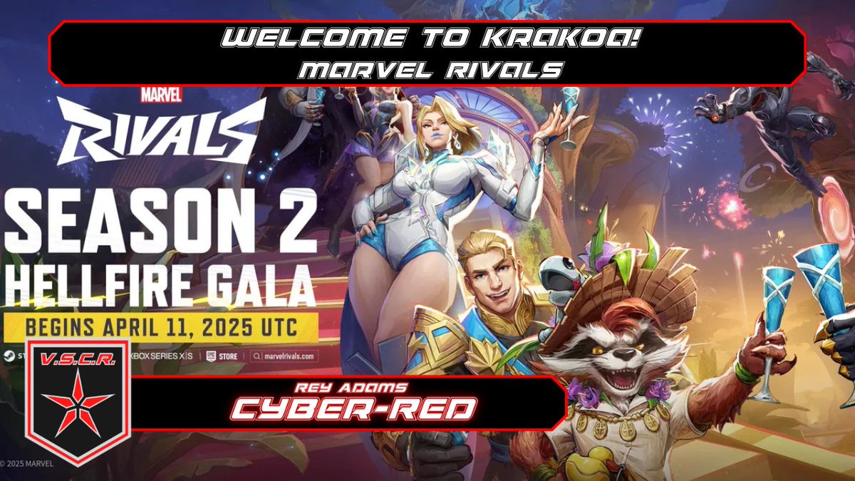 ReyAdamsVT85's tweet image. INCOMING TRANSMISSION!
#CyberRedLIVE

Tonight @ 9pm!
It's party time! The new #MarvelRivals season has begun!

#VtubersUprising
(⬇️🔗⬇️)