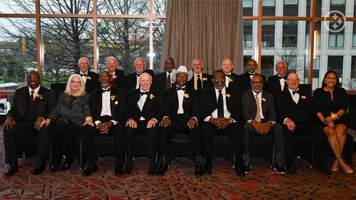 Tonight, members of the Super Bowl IX team were honored at the <a href="/MelBlountYLI/">Mel Blount YLI</a> annual celebrity roast for the 50th anniversary of the team's first Super Bowl.

📝: bit.ly/42mZgtX