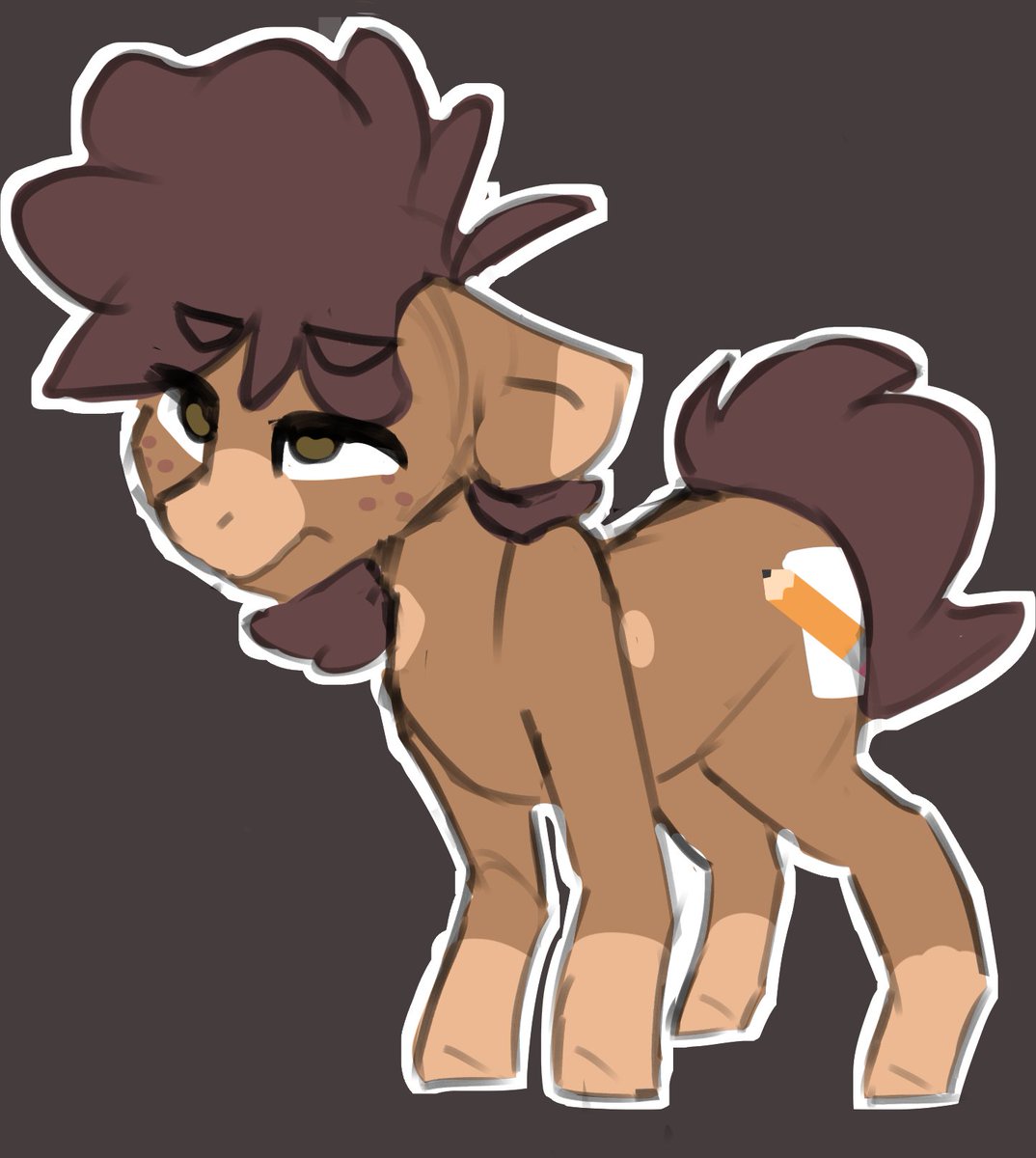 ClaudeArtz's tweet photo. Funny Sketch Art Horse :) https://t.co/bKA5vDBhlO