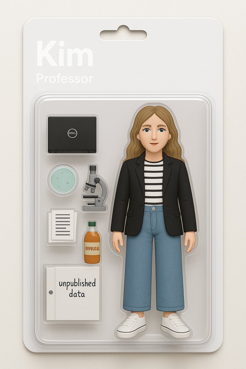 Here's my action figure! I didn't even need to "prompt" chatGPT to make the "unpublished data" folder the most prominent item 😅