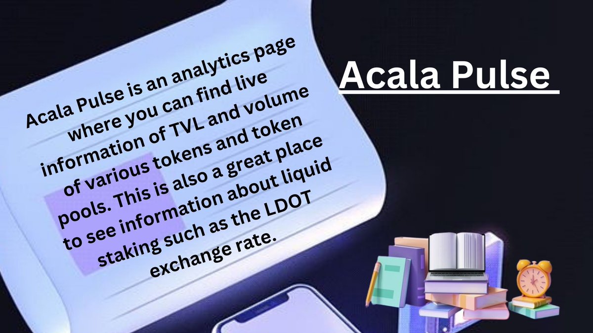 Nollydear1's tweet photo. Acala pulse is also a great place to see information about liquid staking such as the LDOT exchange rate.
#acala #LDOT https://t.co/IahsZGHxyM