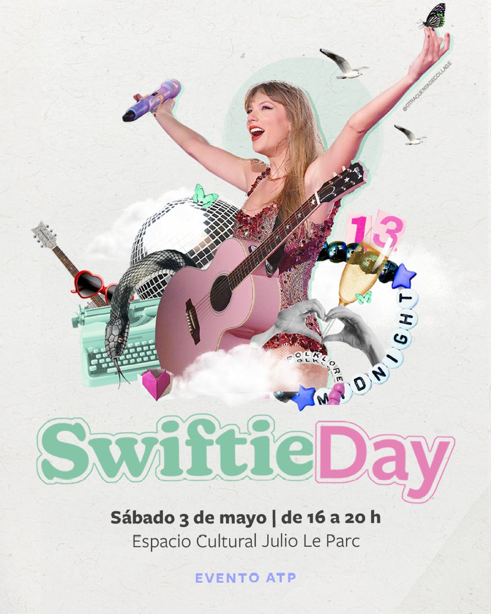 MENDOZA!
Every day with us is like a dream ☀️🌈

Taylor Fest Mendoza presenta

✨SWIFTIE DAY✨
Un evento nuevo, donde nos podemos reunir y disfrutar de un montón de actividades! 

- Juegos 
- Sorteos 
- Feria de emprendedores
- Karaoke, y MÁS!

EVENTO ATP
Nos vemos ahí Swifties🩷