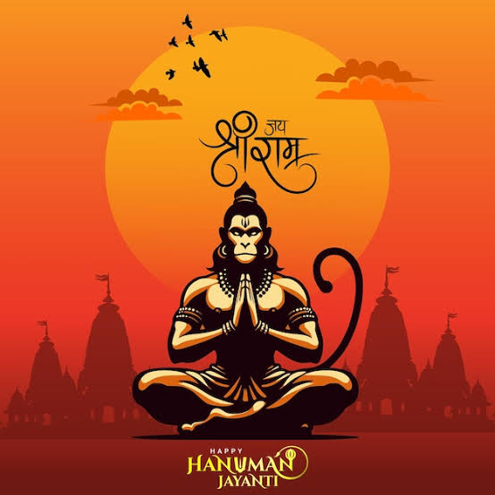 "Wishing everyone a powerful and blessed #HanumanJayanti! May Bajrangbali give you strength, courage, and wisdom to overcome all challenges. Jai Shri Ram! Jai Hanuman!"