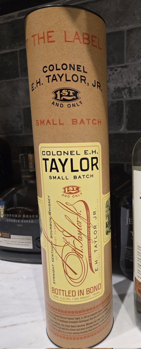 E.H. Taylor Small Batch at $63.99 in Vegas? Yep #colonelehtaylor #bourbon #lasvegas