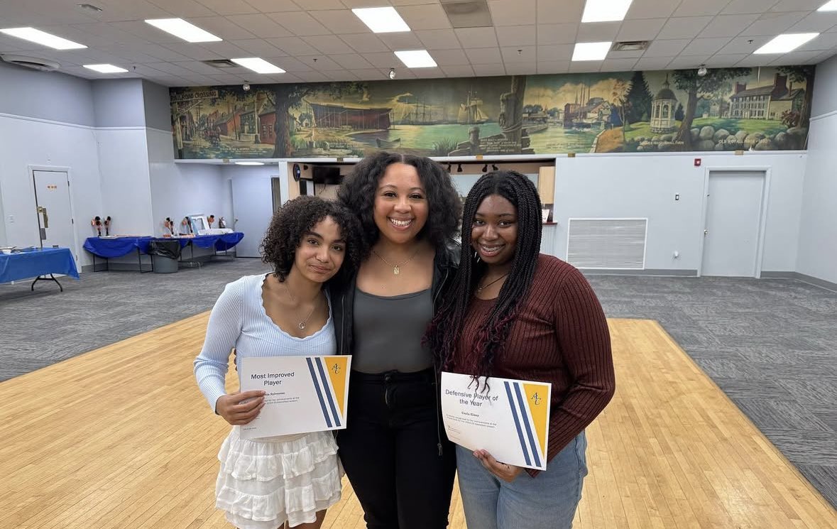 AC_Athletics's tweet photo. AC Girls Basketball celebrated their season with their banquet recently 🏀 Congrats to all the players on a great season! #WeAreAC #GoCougars #RollCougs #RCAB #OneCommunityOneSchool #RigorousCurriculum #FaithBased #CatholicSchool #CatholicEducation #ArlingtonMA #WalkHumblyWithGod https://t.co/C5KaboY6BM