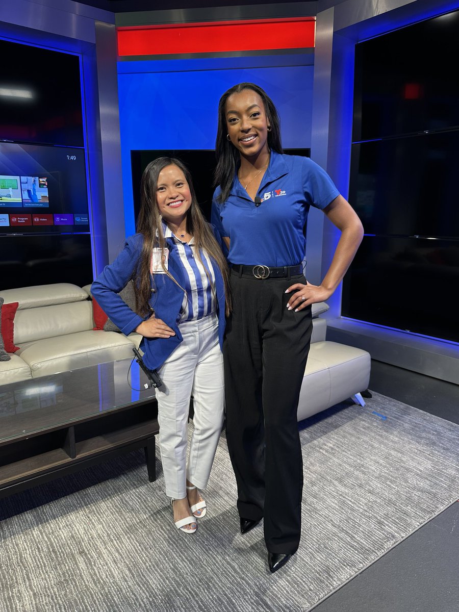 NHSTexans's tweet image. So awesome to have NBC5 Meteorologist and NHS Alumni, Ryann Jones, in our NHSTV studio today! #Flagship #partoftheshippartofthecrew #OnceATexanAlwaysATexan