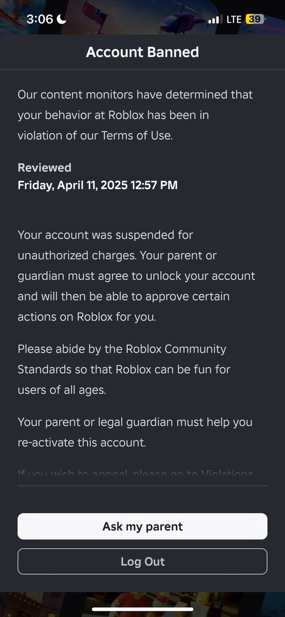 lessab2016's tweet photo. @Sebmotions_ Something similar happened to me but it says my account is fully disabled for “unauthorized purchases” even though i didnt buy anything 💔 https://t.co/lWw7RfOGeW