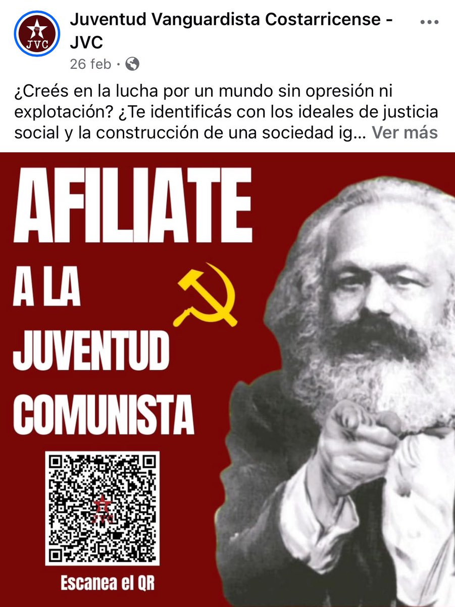 Juventud Vanguardista Costarricense se hizo presente en manifestación contra Rodrigo Chaves.   Agrupación se vincula al Partido Vanguardia Popular y es abiertamente comunista.