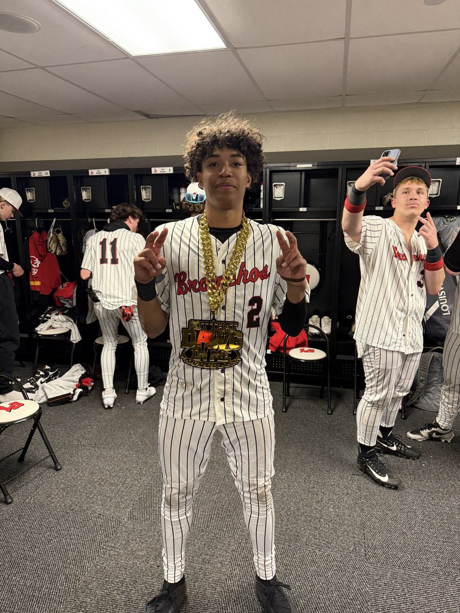 F/8

#18 Chesterton 5
         Bronchos    6

<a href="/showtime_zo_/">Alonzo Clawson-Smith</a> walks it off, <a href="/Talan2121/">Talan</a> with the winning run. 

#DawgChain is The Claw himself.