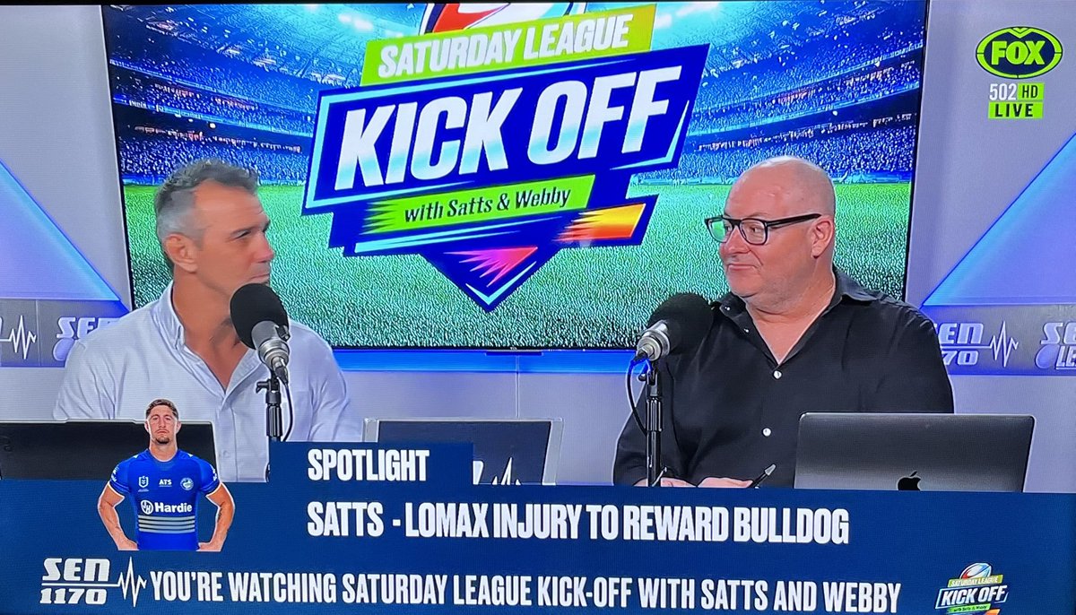 Not sure how long this <a href="/1170sen/">SEN 1170</a> content has been a part of the Fox League schedule, however I’m all in.

Live content is what I’m all for and is better than endless replays in a world of on demand content.

Good stuff <a href="/FOXNRL/">Fox League</a> <a href="/craighutchy/">Craig Hutchison</a> <a href="/ScottSattler13/">Scott Sattler</a>