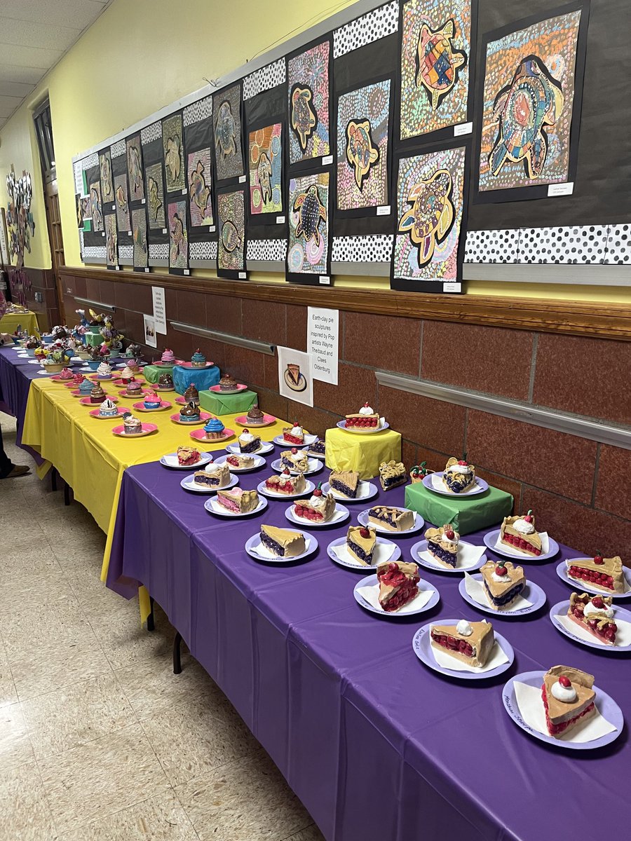 Grant School’s Awesome Art Show! Thank you Mrs. Brower!