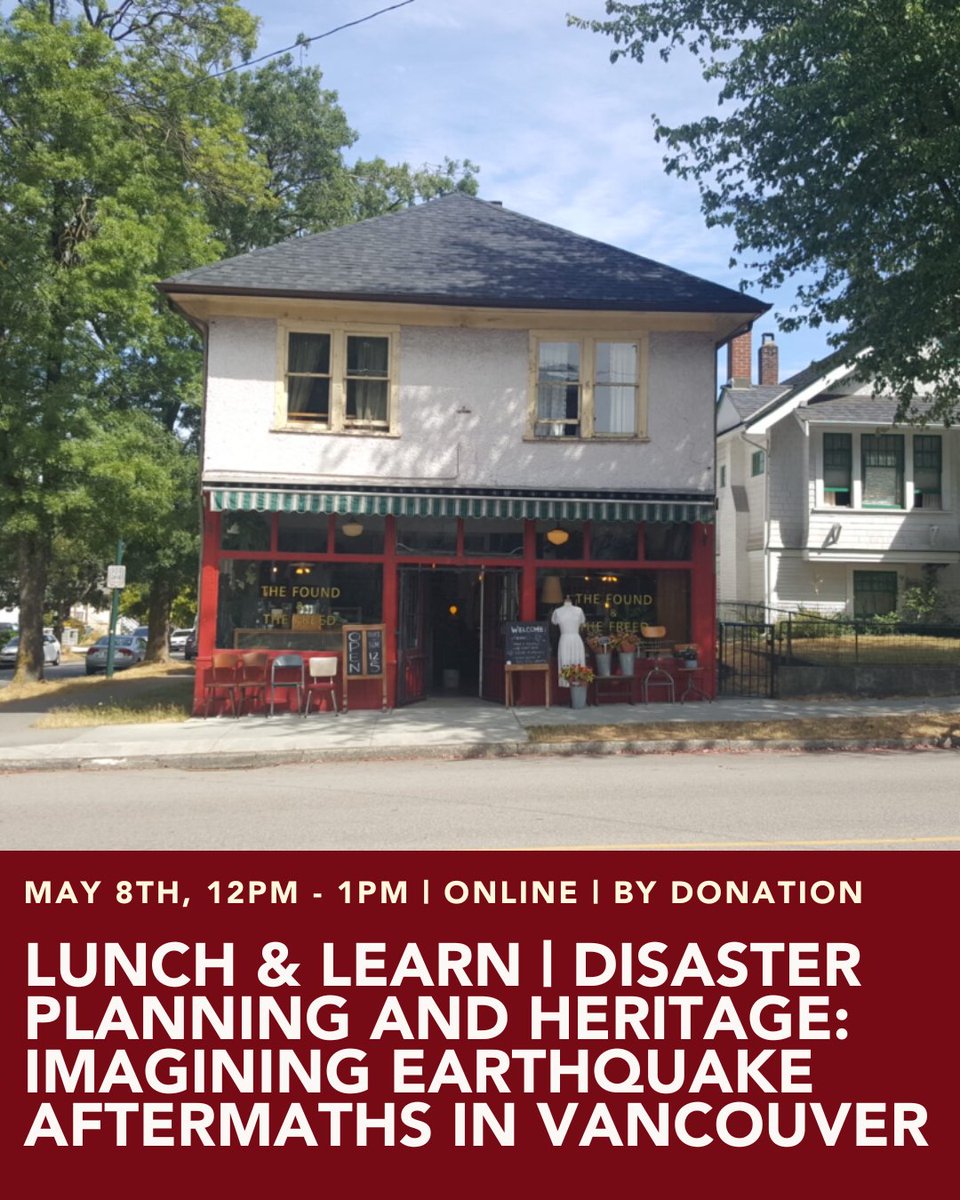 This talk invites you on a journey through speculative anthropology by Dr. Jonathan Eaton to a future where Vancouver has recovered from a seismic disaster. 

Register at tickettailor.com/events/vancouv…