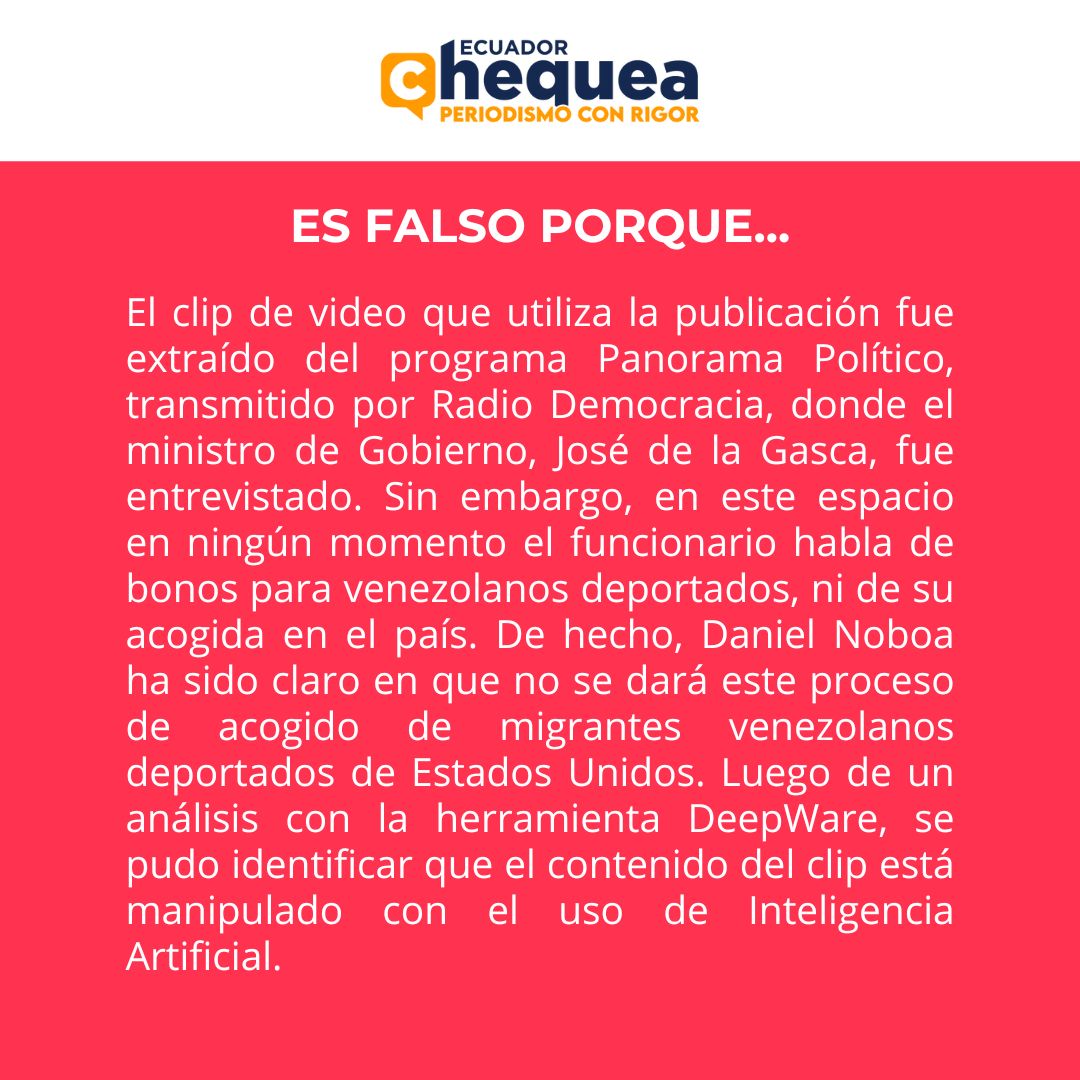 Ecuador Chequea tweet media