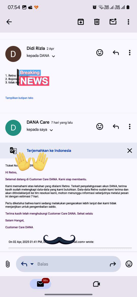 frisskadizzy's tweet photo. SALDO di DANA 29JT lebih dan tiba2 GAK BISA LOGIN😩😩
udah bikin laporan dari tanggal 26 Mar 2025 sampe sekarang 12 April belum ada kepastian. Udah lewat dari estimasi tapi tidak ada follow up tindaklanjut pihak dana sama sekali.
tolong donk @danawallet @ojkindonesia @kemkomdigi https://t.co/KOUTfO5D3u