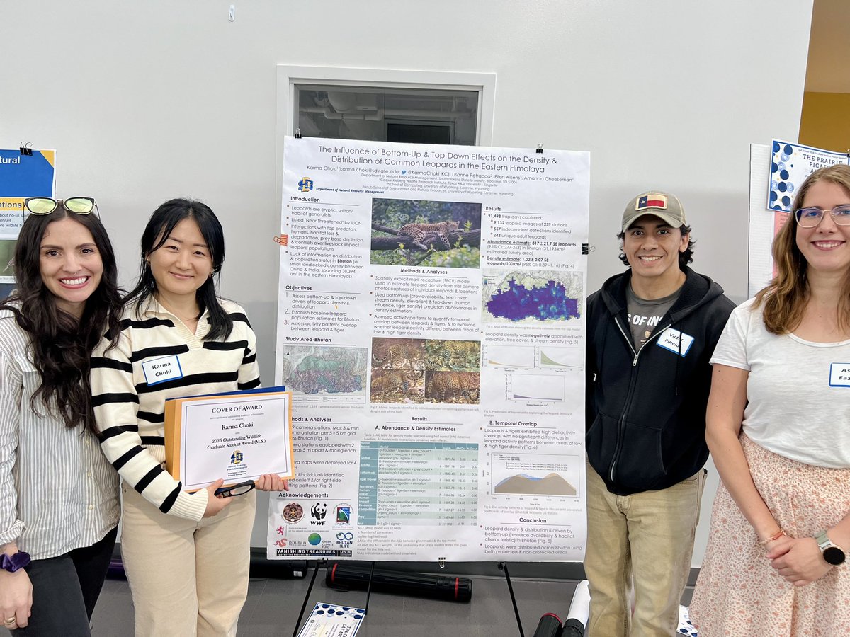 A little motivation goes a long way (didn’t expect an award today, but big thanks to the <a href="/SDStateNRM/">SDStateNRM</a> for the love) <a href="/CheesemanLab/">Cheeseman Lab</a> #graduateappreciationweek