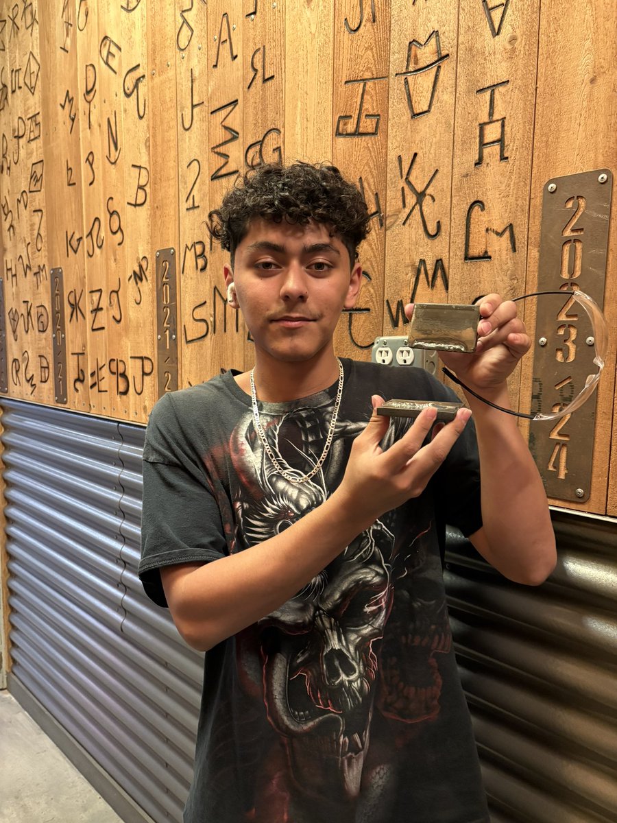 EdnaAgMech's tweet photo. 2nd AWS Certification. SMAW D1.1 2F. Great job Leo. https://t.co/8SRSMn6ZMk
