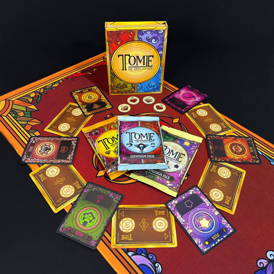 It’s National Board Game Day! Share the magic of today with friends and family with Tome! ✨ Thank you all for supporting Reversal Games, we wouldn’t be here without you guys 💕