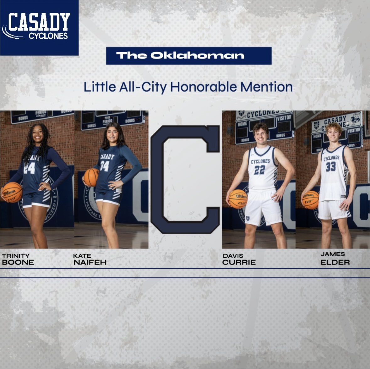JamesElder2026's tweet photo. I want to thank The Oklahoman for recognizing me, and my teammate @davis_currie22 as honorable mention on the Little All-City Team. I’ll miss playing with Davis, but look forward to leading my teammates next season. https://t.co/tz3CtCfAKY