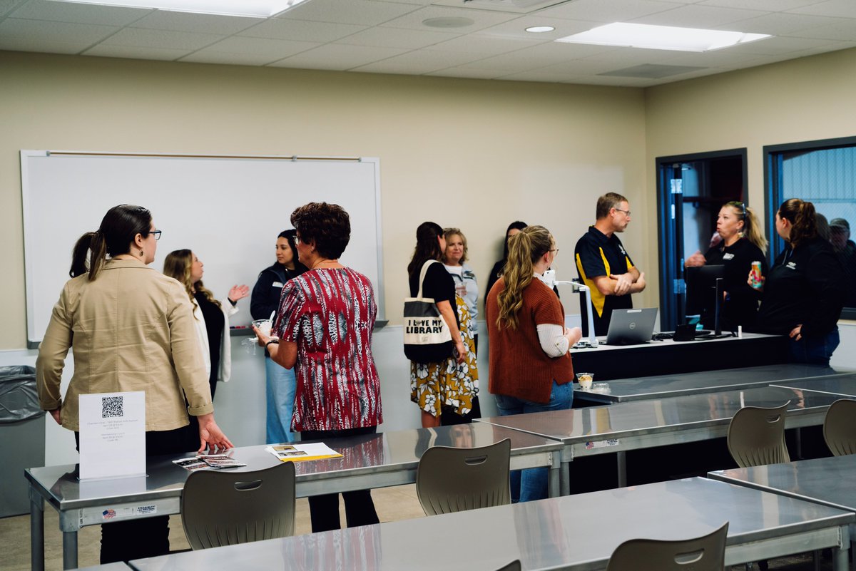 Thank you to everyone who joined us this morning for the ribbon cutting and Chamber Chat celebrating the new classroom in the Riegel Building on the University Farm. We’re grateful for your support and for the continued partnership of our incredible community! <a href="/HaysChamber/">Hays Chamber</a>