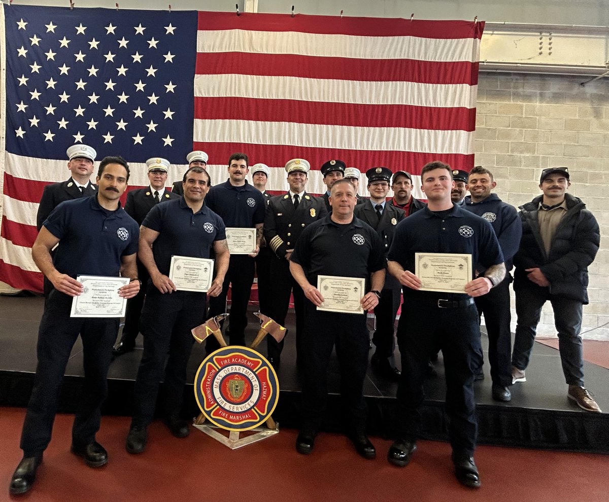 We continue to celebrate the graduation of our members from the MA Firefighting Academy's Career Recruit Class #329! This morning's ceremony marked the culmination of their hard work and dedication. We extend our warmest congratulations and welcome them to our ranks! 👏🚒