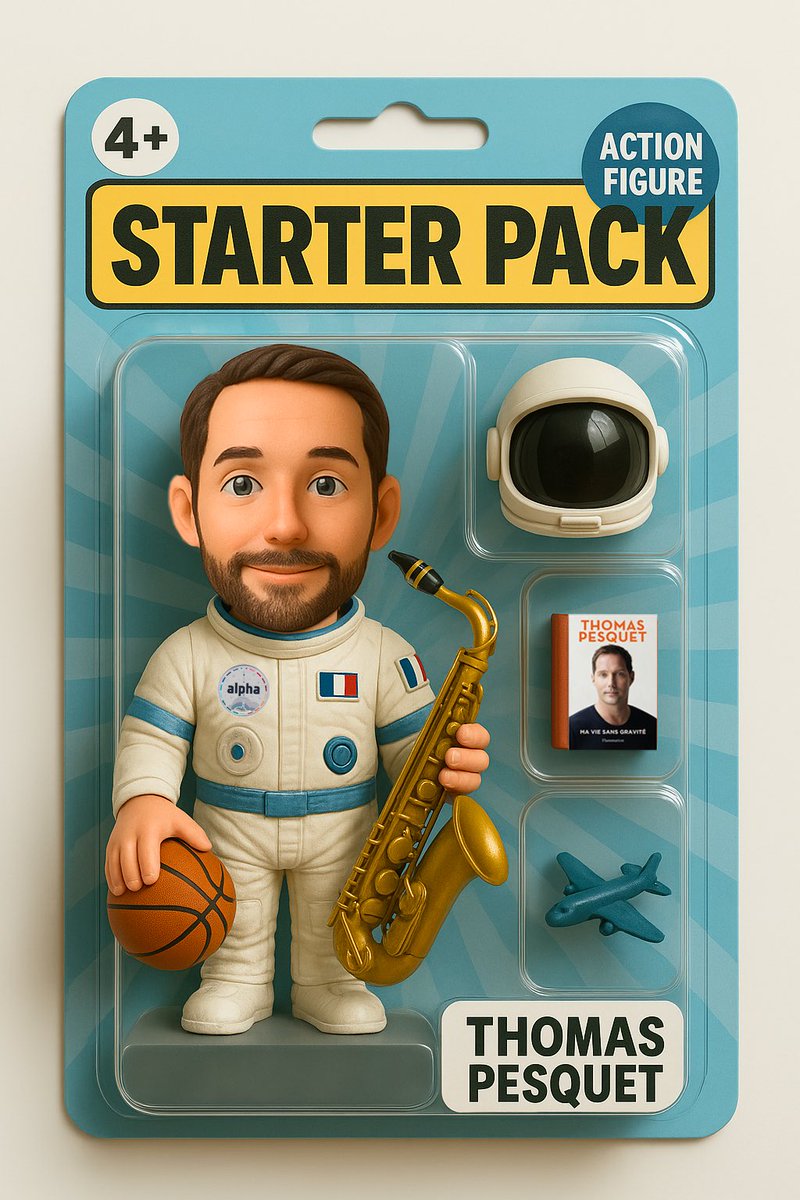 CerfiaFR's tweet image. 💻 Après les images IA façon Ghibli, le web s’enflamme pour les starter packs. Gérald Darmanin, Thomas Pesquet… tout le monde y passe.