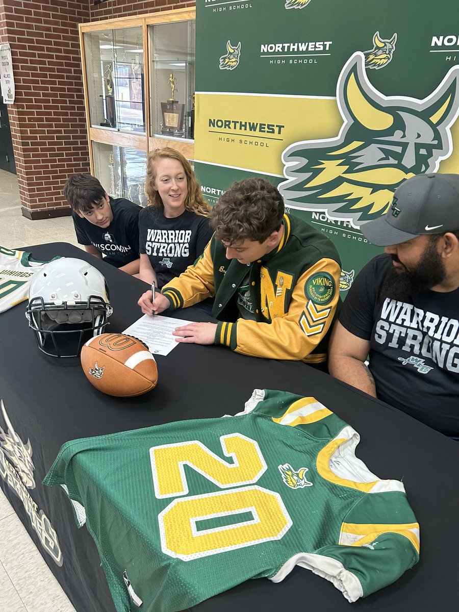 Congrats to Bryce Brooks signing with Wisconsin Lutheran College. they are getting a good one.