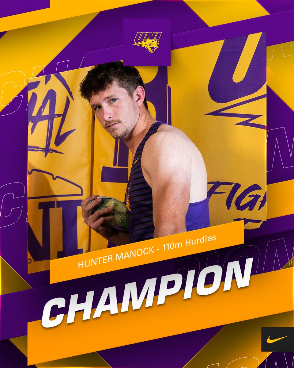 Manock is the man with a career-best time in the 110 meter hurdles! ⚡🏆 

#EverLoyal #1UNI