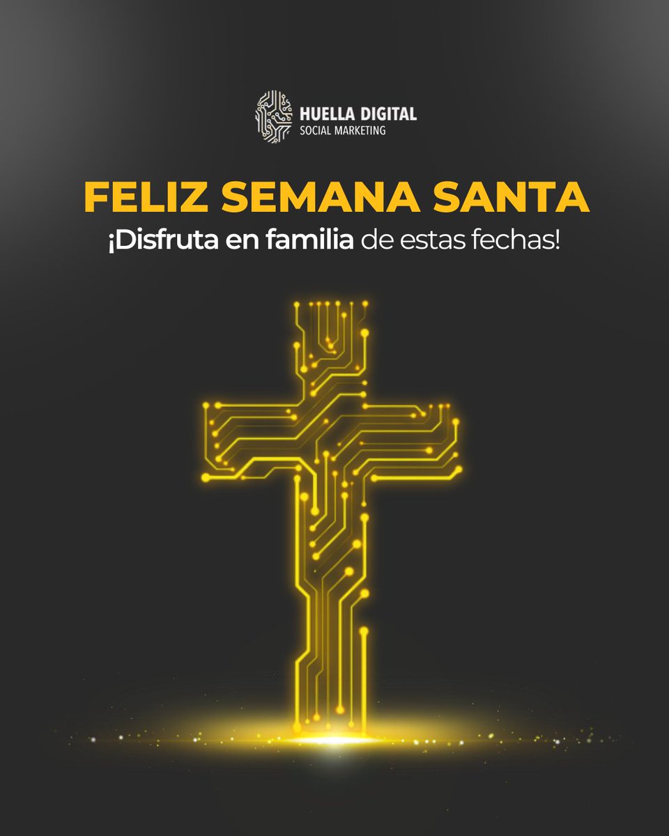 HuellaDigitalSM's tweet photo. ¡Que esta Semana Santa esté llena de paz, amor y nuevos comienzos! 🌟⁣
⁣
En Huella Digital SM, te deseamos unos días llenos de inspiración y creatividad. ¡Feliz Semana Santa! ✝️⁣ https://t.co/QXye3ivCcK
