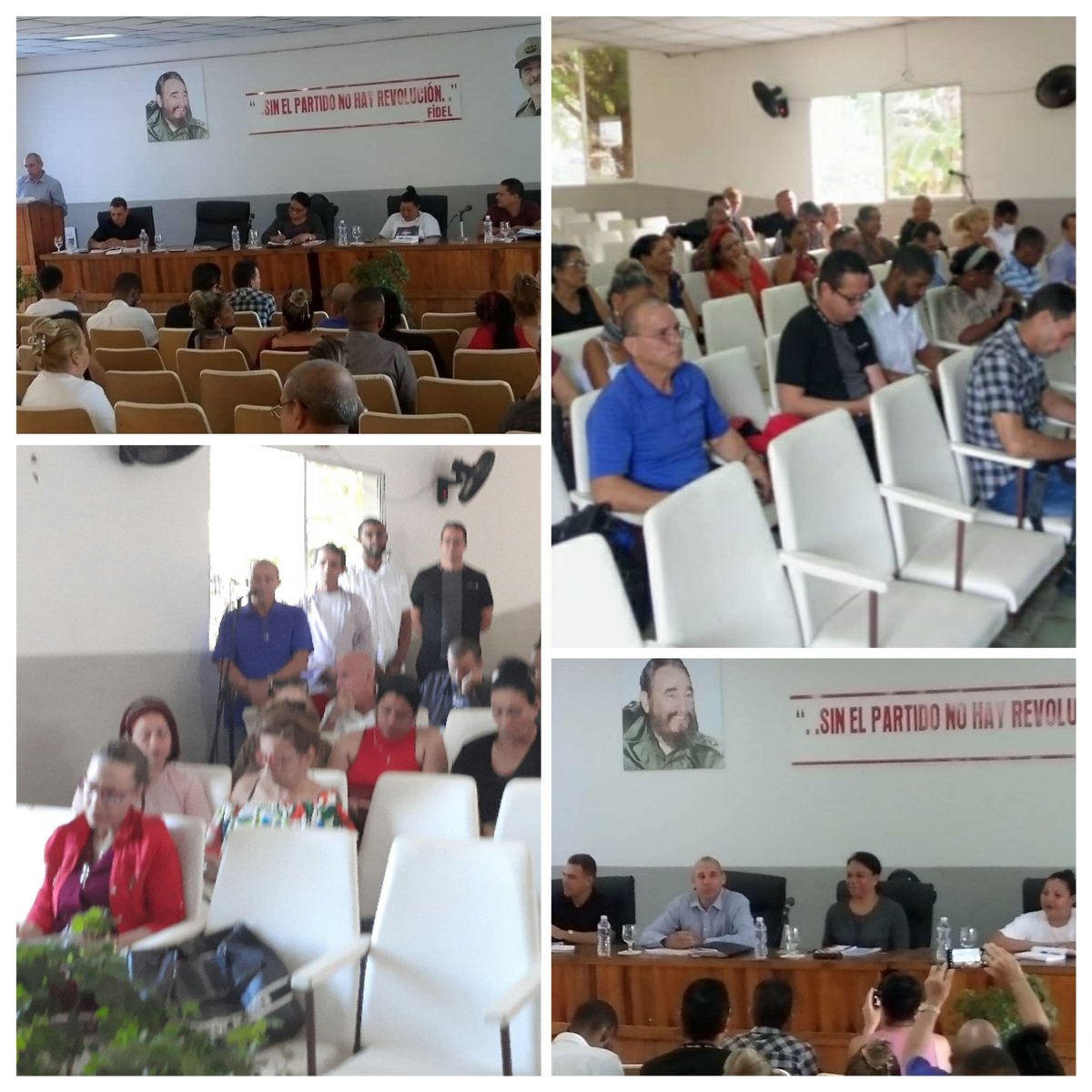 En el municipio Banes, Holguín,intercambio con el Consejo de Administración. El intendente presentó los objetivos del Programa de Gobierno alineados con la Estrategia de desarrollo, principal reto:que el territorio vuelva a tener superávit para impulsar el desarrollo #UnidosXCuba