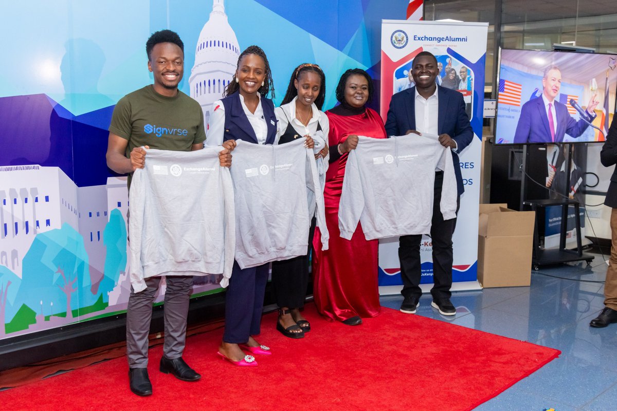 UsKenyaAlumni's tweet photo. The power of connection! πͺ A huge thank you to everyone who made the US-KENYA Alumni Nairobi Chapter launch an incredible success. What a day! π . #USKENYA@60 #KenyaUSA #nairobichapter #eventday #exchangealumni #patnershipgoals https://t.co/YMbWPS14Q7