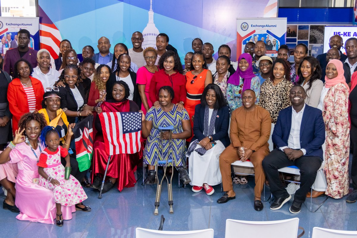 UsKenyaAlumni's tweet photo. The power of connection! πͺ A huge thank you to everyone who made the US-KENYA Alumni Nairobi Chapter launch an incredible success. What a day! π . #USKENYA@60 #KenyaUSA #nairobichapter #eventday #exchangealumni #patnershipgoals https://t.co/YMbWPS14Q7