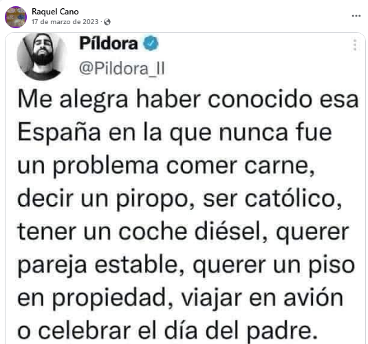 Raquel Cano Cabezas, la "cuidadora" maltratadora de bebés de la guardería de Torrejón de Ardoz, es completita.
Maltratadora, facha, catalanófoba, racista, machista, negacionista, tránsfoba y xenófoba. 1/2