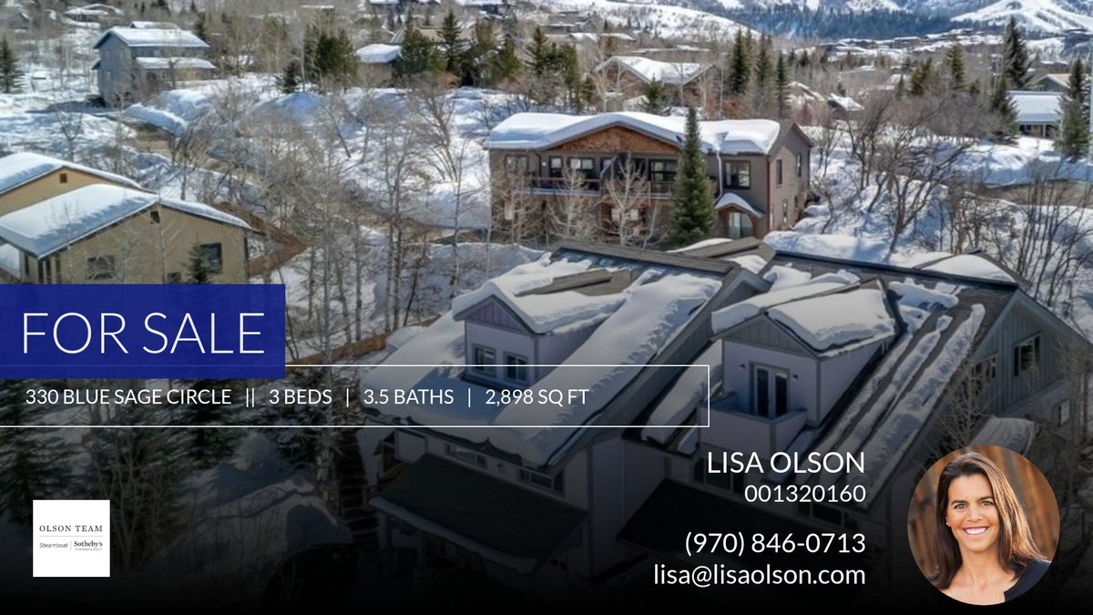 SteamboatBuyNow's tweet photo. This Spacious 3 bedroom home could be yours! Call me at (970) 846-0713 to schedule a showing.

Message me anytime with all your Steamboat questions. Lisa Olson https://t.co/hwWe0sMpGw https://t.co/ZqUdWq5uJX