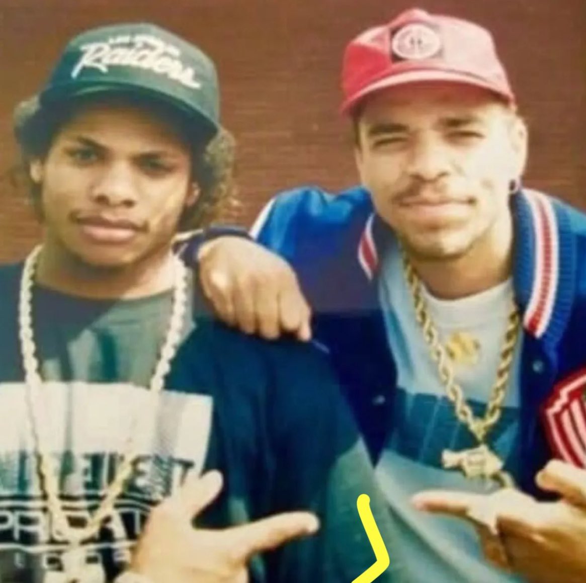 Two young WestCoast trouble makers… R.I.P Easy…. 👑
