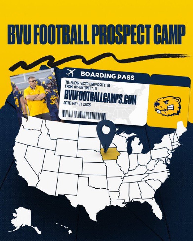 Thanks to <a href="/CoachEHubbard/">Coach Hubbard</a> for the camp invite! <a href="/PrepRedzoneWI/">Prep Redzone Wisconsin</a> <a href="/MJ_NFLDraft/">Mark Johnson</a> <a href="/ripplinger_t/">Taylor Ripplinger</a> <a href="/WBW_Football/">West Bend West Football</a>