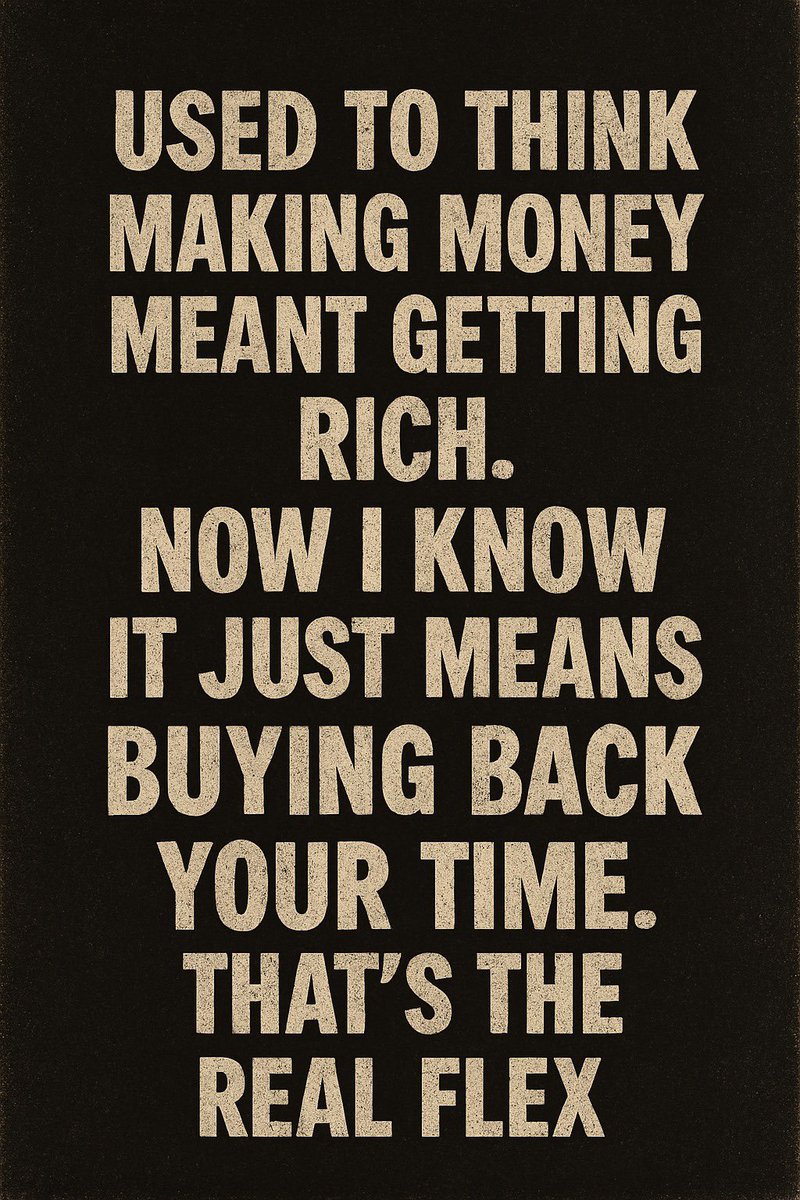 horology_haven_'s tweet image. Used to chase money thinking it’d make me feel rich. Now I realise buying back time for my kids, my camera, and a cheeky pint with the lads—that’s the real flex. #travelphotography #familytime #ladsontour #lifequotes #freedomovermoney