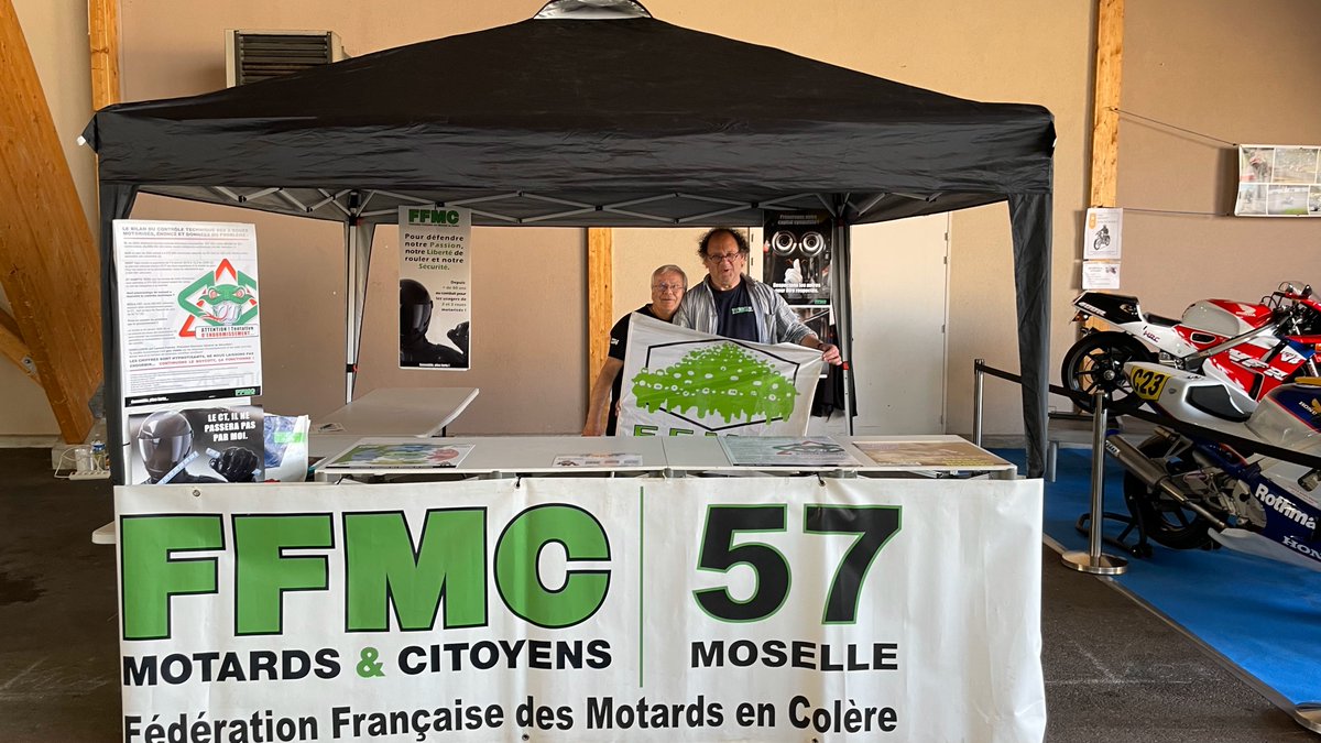 FFMC_57's tweet photo. On est prêt pour le salon de Saint-Avold.
#FFMC #ffmc57 #balancetoncentre #boycottct2rm #ctmoto #boycottctmoto #nonauctmoto #moto #motos #motards #2rm https://t.co/deNWniBkT3
