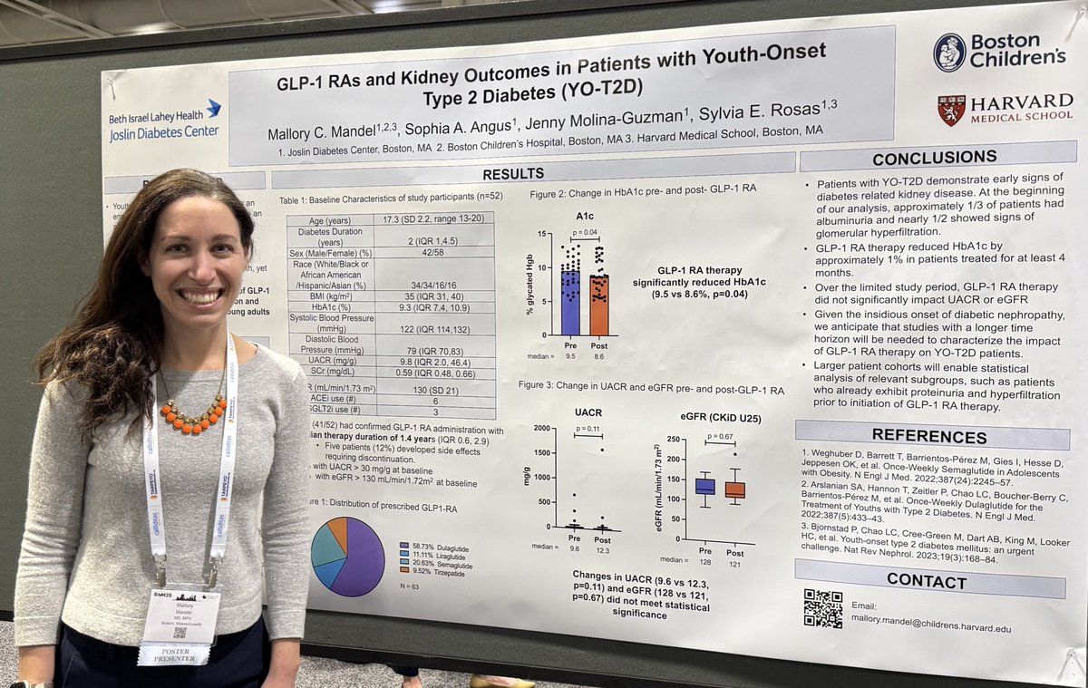 Sylvia Rosas,MD,MSCE (@sylviaerosas) on Twitter photo Dr Mallory Mandel presents @ #nkfclinicals on use of GLP1RA in young onset type 2 diabetes. <a href="/BostonChildrens/">Boston Children's</a> <a href="/JoslinDiabetes/">Joslin Diabetes Center</a> <a href="/NKF_NephPros/">NKF Nephrology Professionals</a> Dr Mallory Mandel presents @ #nkfclinicals on use of GLP1RA in young onset type 2 diabetes. <a href="/BostonChildrens/">Boston Children's</a> <a href="/JoslinDiabetes/">Joslin Diabetes Center</a> <a href="/NKF_NephPros/">NKF Nephrology Professionals</a>
