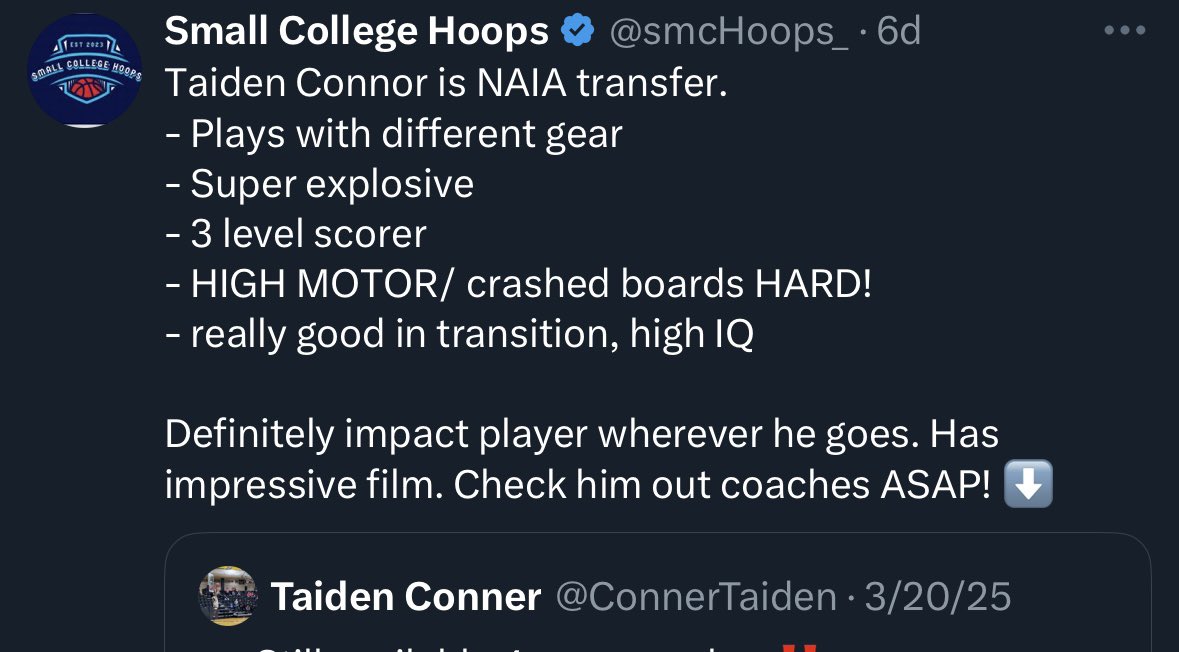 Taiden Conner tweet media