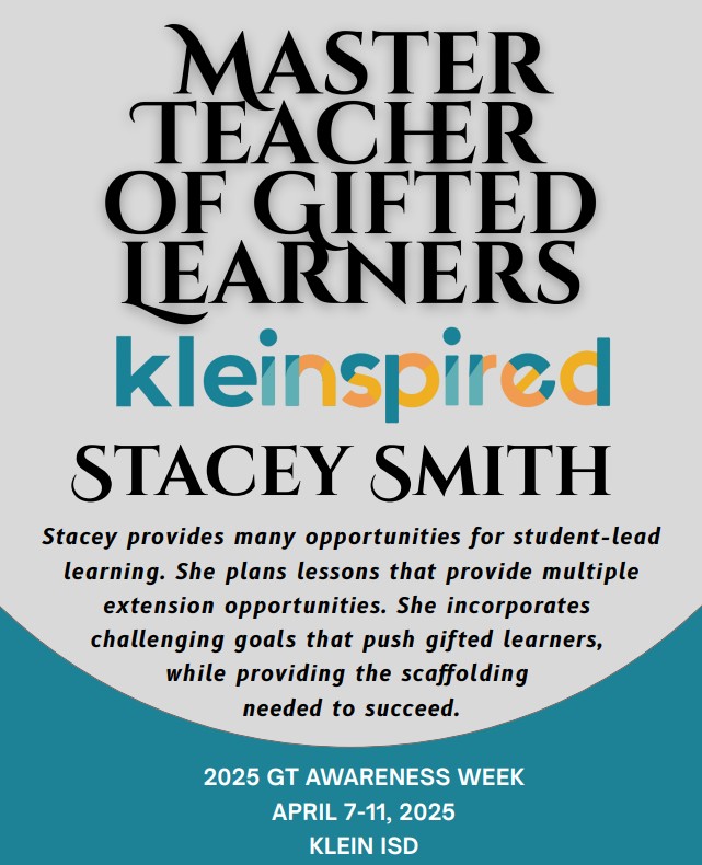 Kathleen Plott (@plottkplott) on Twitter photo #whyGT Celebrating our #KleinGT Ts!
<a href="/HasslerKISD/">Hassler Elementary</a>
#peer_nominated #TAGT #GTWEEK
<a href="/KleinISD/">Klein ISD</a>
<a href="/CottonSala27481/">Chelle Cotton Salazar</a>
<a href="/gksee/">Gordon See</a>
bit.ly/MTKLEINGT25 #whyGT Celebrating our #KleinGT Ts!
<a href="/HasslerKISD/">Hassler Elementary</a>
#peer_nominated #TAGT #GTWEEK
<a href="/KleinISD/">Klein ISD</a>
<a href="/CottonSala27481/">Chelle Cotton Salazar</a>
<a href="/gksee/">Gordon See</a>
bit.ly/MTKLEINGT25