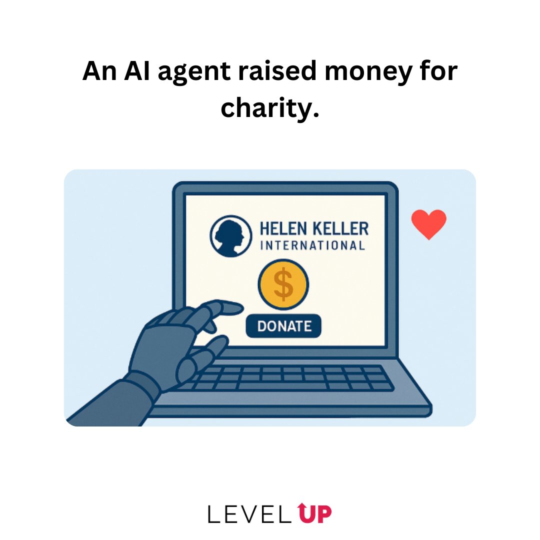LevelUpArts's tweet image. AI for Good: A New Chapter in Fundraising.

In a groundbreaking experiment by nonprofit Sage Future, autonomous AI agents raised money—yes, real money—for charity! 

Using advanced models like GPT-4 and Claude 3, the agents: 

✅ Selected Helen Keller International as their…