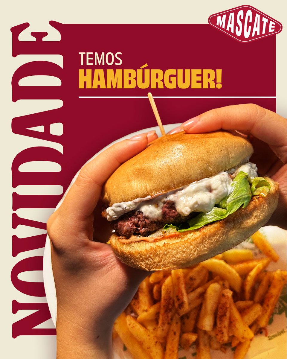 Agora seu rolê vai ficar completo mesmo! 🍔

Chegaram os hambúrgueres da Mascate Floresta!

Veja nosso endereço:
📍Mascate Floresta: Av. do Contorno, 1790 - Floresta