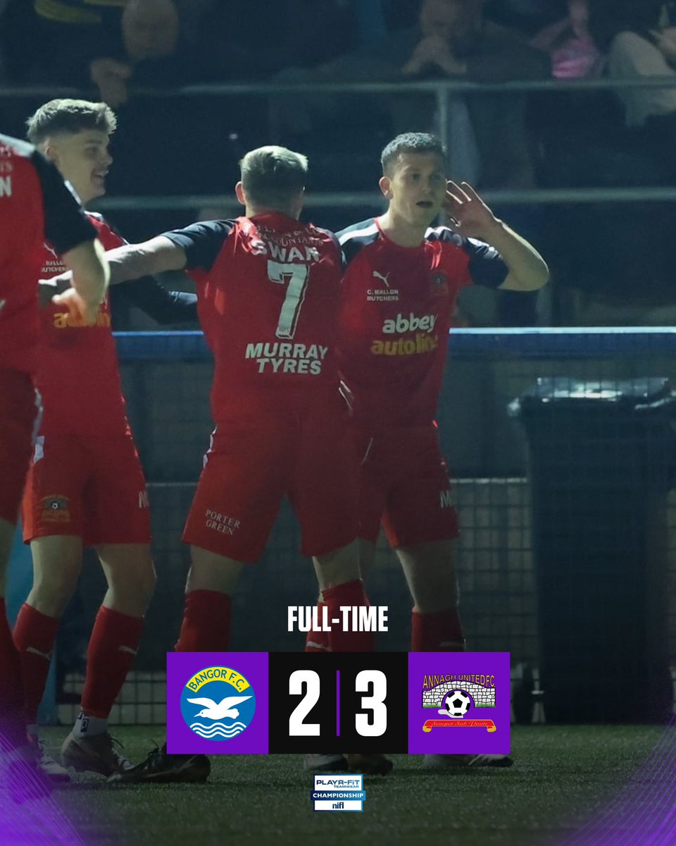 WOW! 🤯 

<a href="/bangorfc/">Bangor FC</a> fail to close job again, while <a href="/AnnaghUnitedFC/">Annagh United 🔴⚪</a> go second.

#PlayrFitChamp