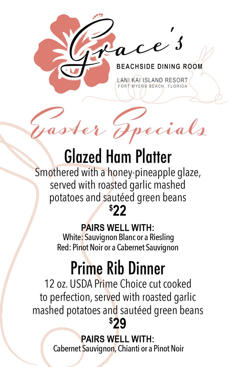 🐣🐇 Hop on Over to Grace's Beachside for Easter Fun 🌴🪺 - mailchi.mp/thelanikai.com…