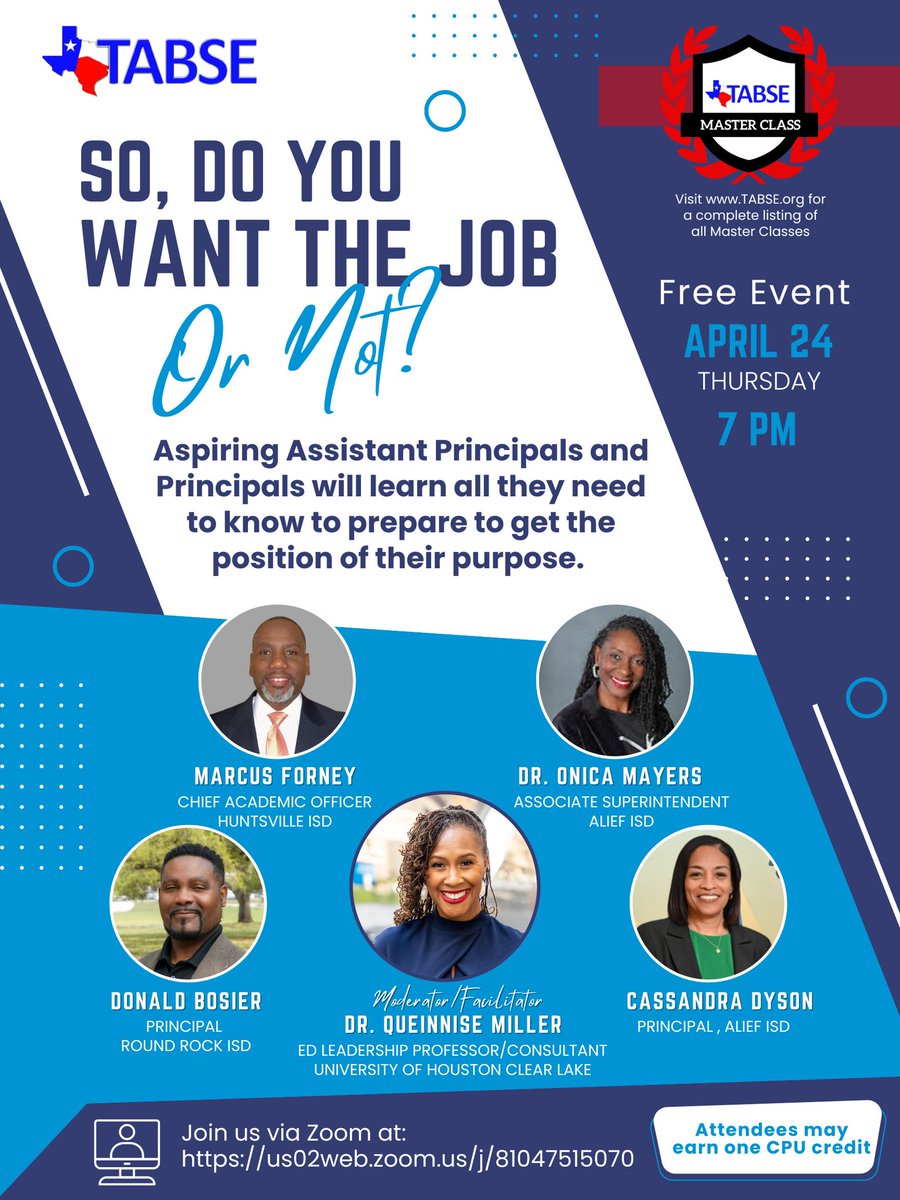 🎓 Future campus leaders, your time is now!
Join the TABSE Aspiring Principals Master Class for game-changing strategies, real-talk leadership insights, and next-level networking. 💼🔥
#TABSE #LeadershipMatters #AspiringPrincipals